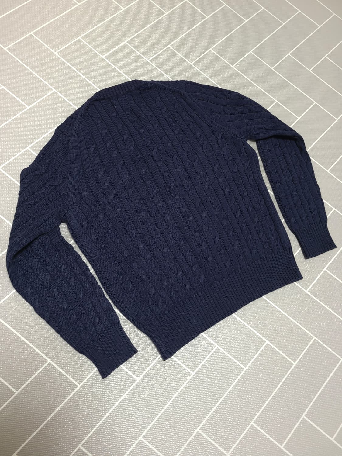 빈폴 레이디스 케이블 라운드넥 가디건 M 상품이미지2