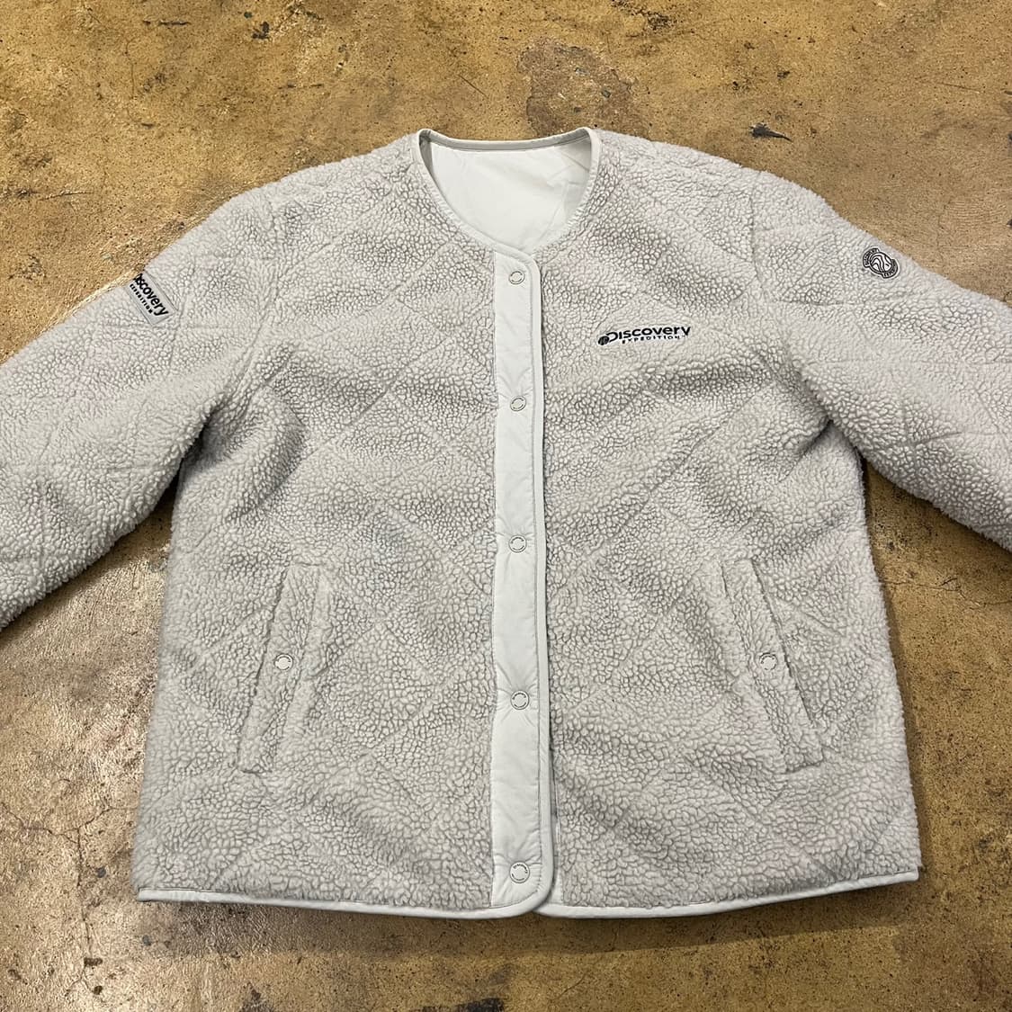 [ 정품/95 ] 디스커버리 익스페디션 리버시블 퀼팅 플리스 자켓 b16 상품이미지4