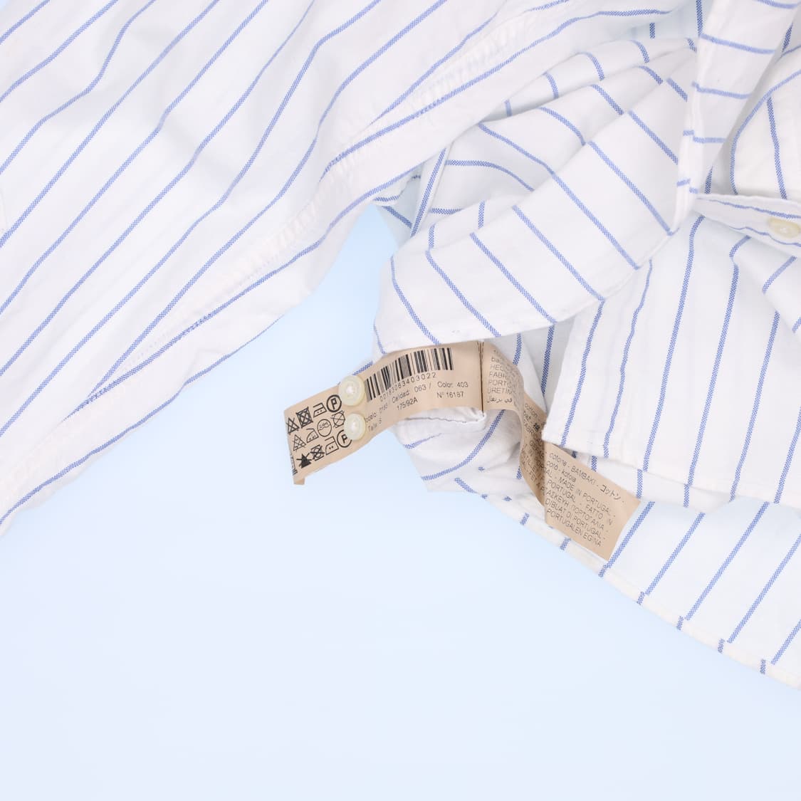 [USA S] 마시모두띠 스트라이프 셔츠 1104HR1 상품이미지6