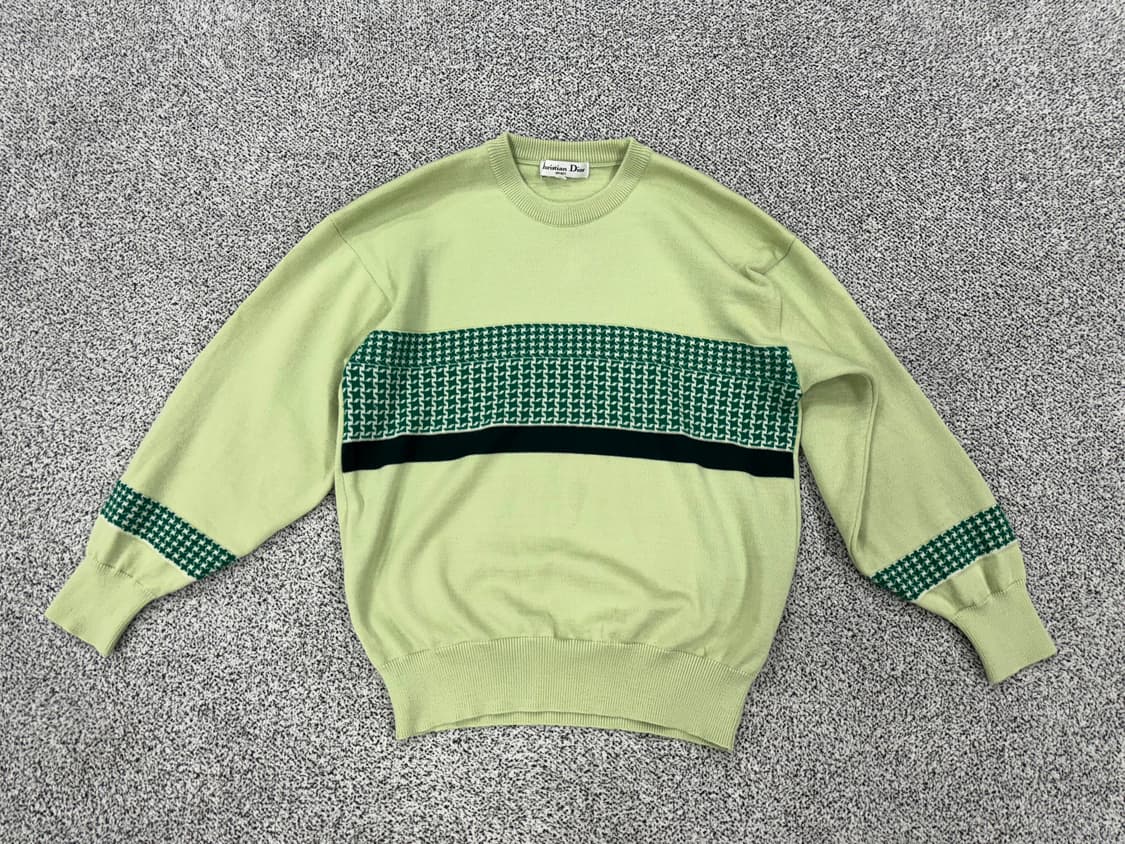 크리스찬디올 하운드투스 패턴 울니트 상품이미지1