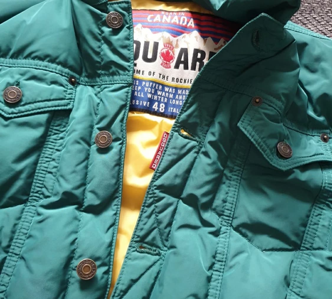 디스퀘어드2 숏패딩 트러커 라이더 스타일 크롭패딩 상품이미지1