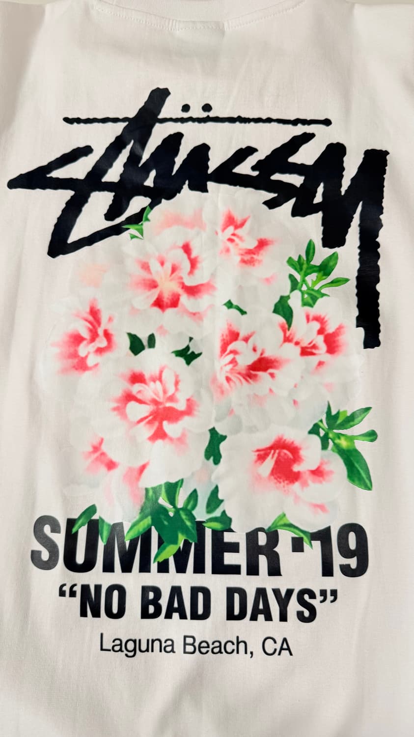 스투시(Stüssy) 서머 컬렉션 플로럴 크루넥 맨투맨 S 실착 2회 상품이미지8