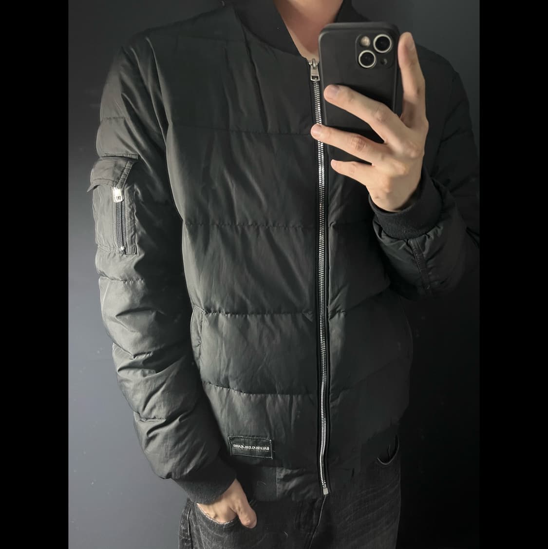 CALVIN KLEIN JEANS 캘빈클라인 다운 패딩 자켓 상품이미지1