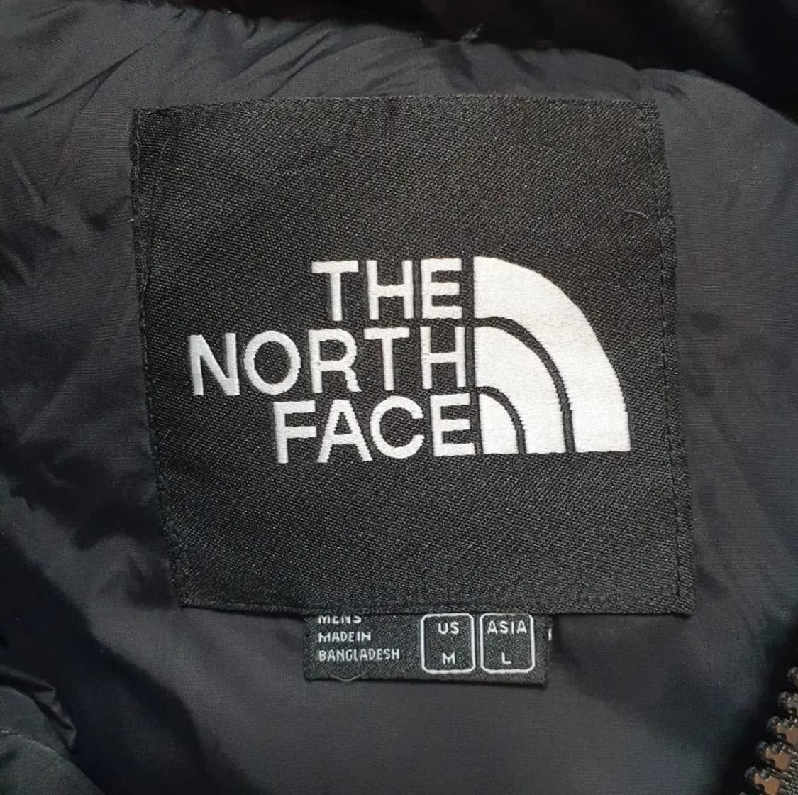 [L] 해외판 노스페이스 레트로 눕시 1996 블랙 패딩 700 상품이미지3