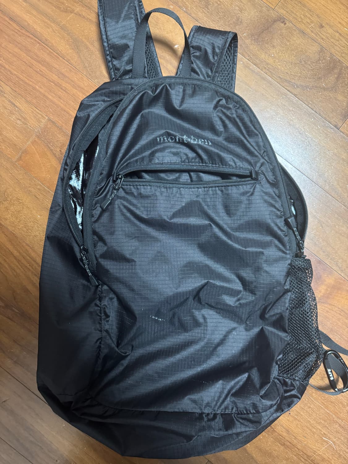 몽벨 포켓터블 라이트백 18L블랙 상품이미지1