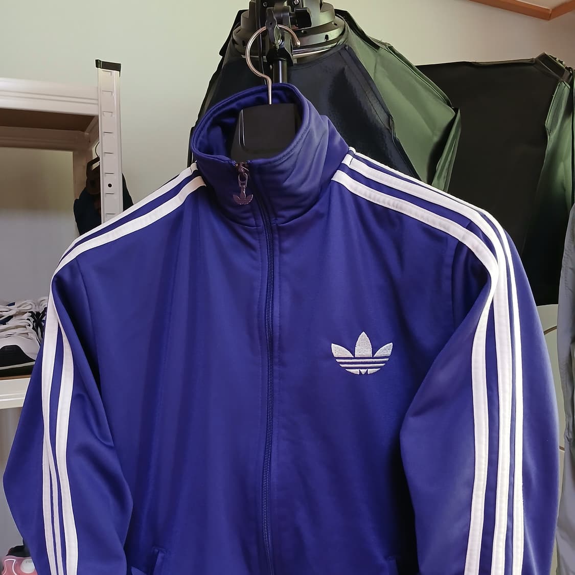 Adidas 아디다스 져지 퍼플 보라색 트랙탑 자켓 상품이미지3