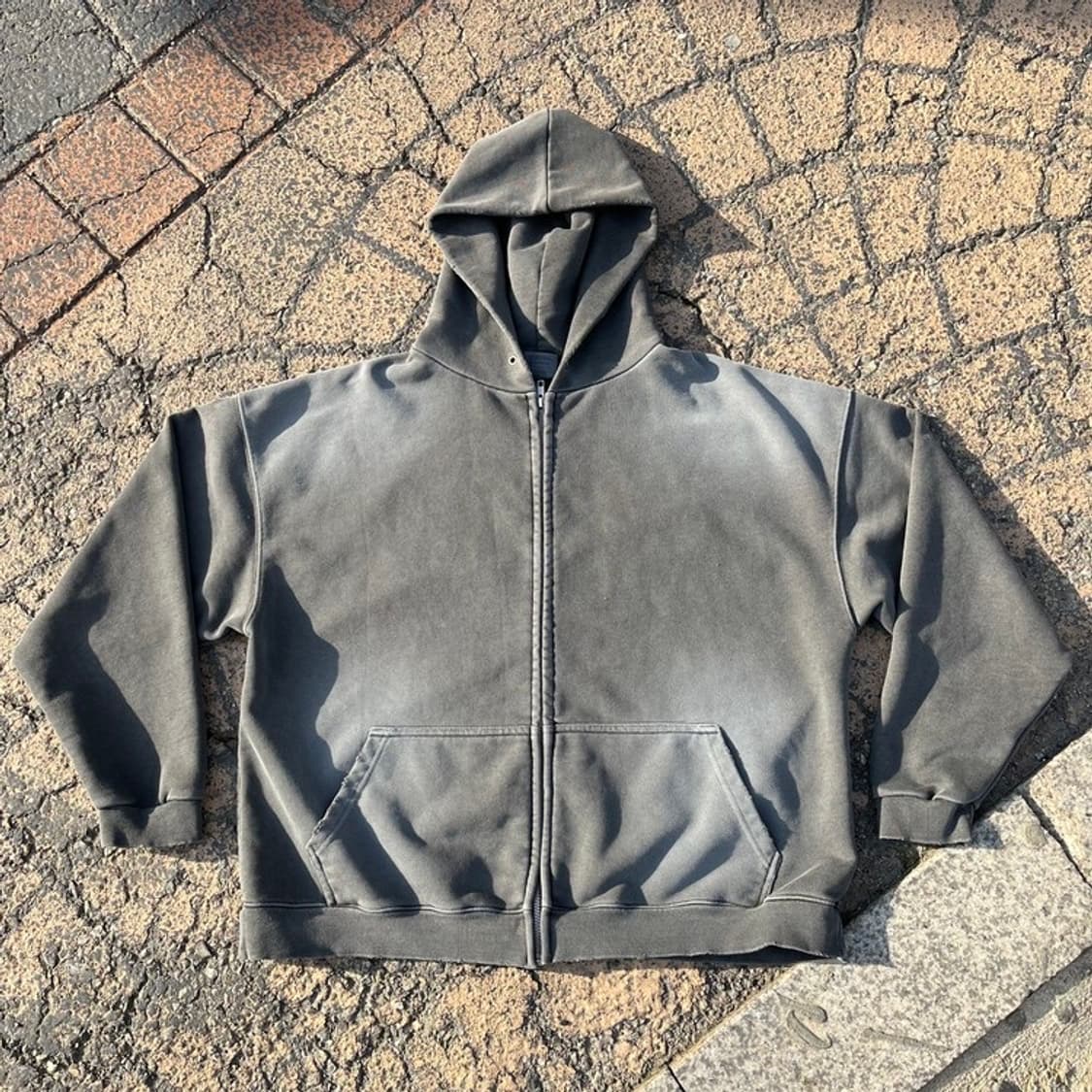 소버 굿즈 레플리카 시리즈 풀집 후디 페이드블랙 상품이미지1