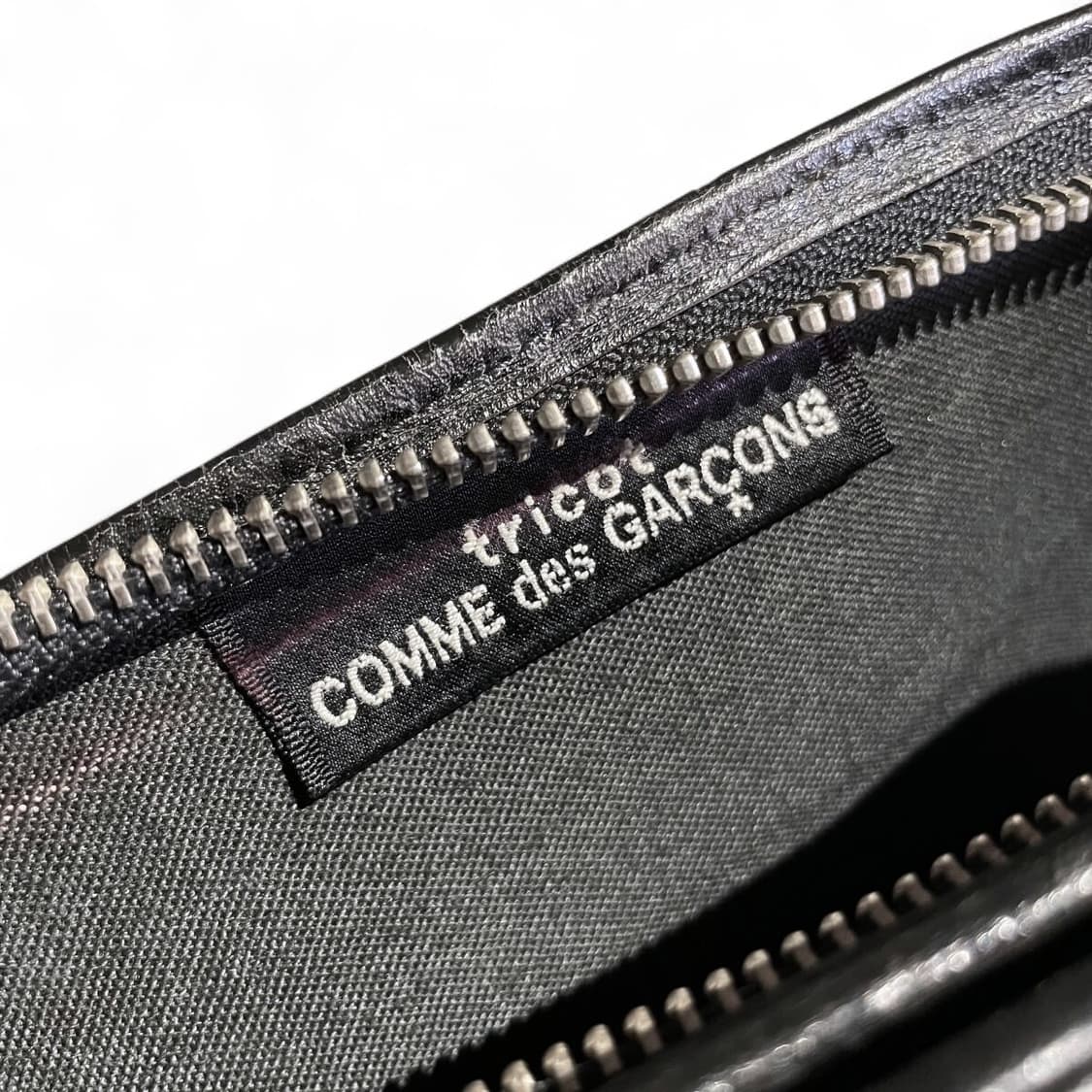 꼼데가르송 트리콧 레더 핸드백 상품이미지9