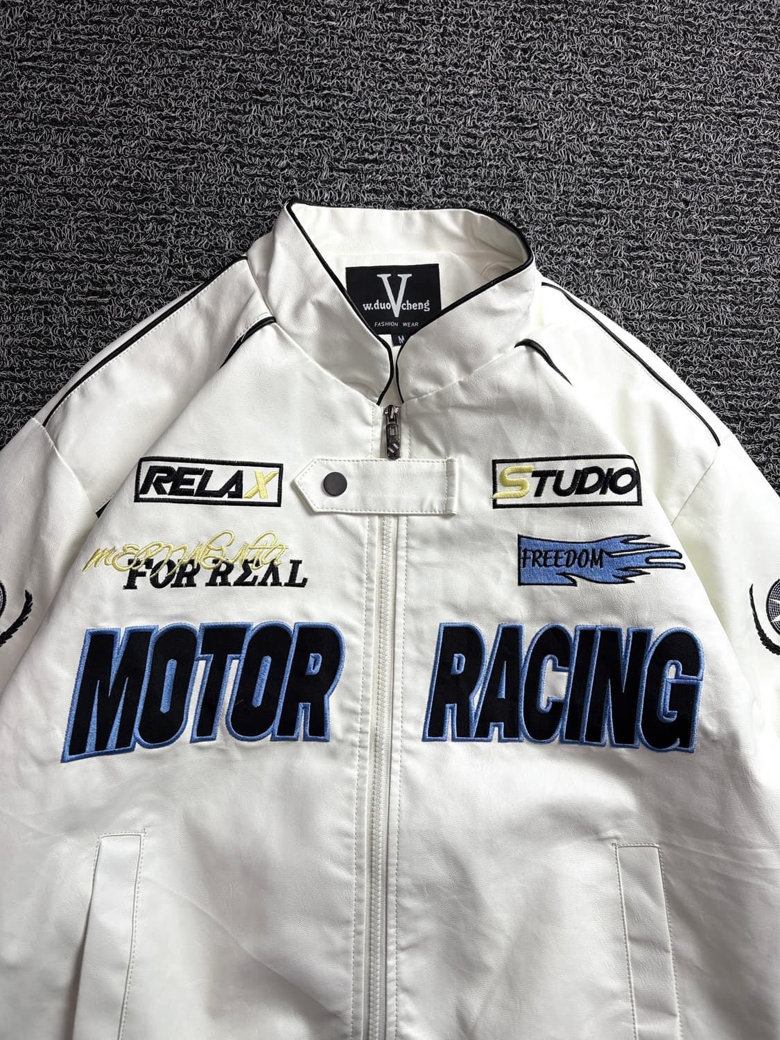 빈티지 아카이브 멀티 패치 레이싱 자켓 3379 상품이미지1