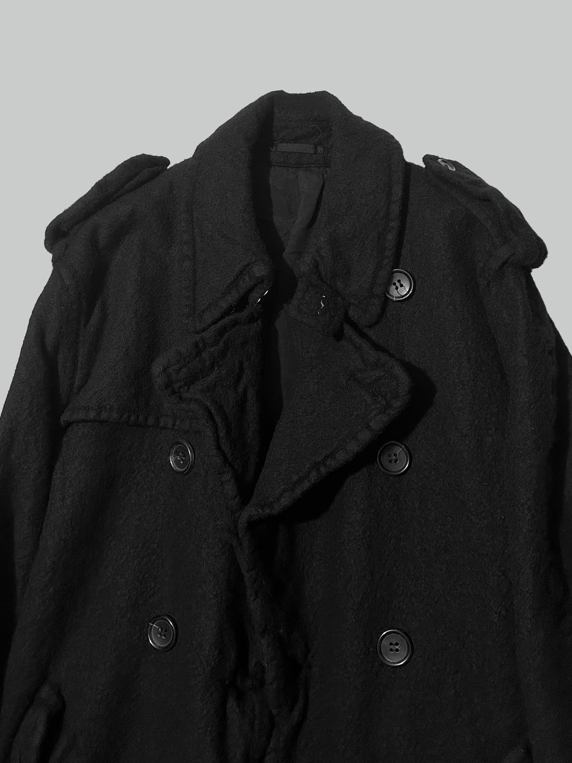 꼼데가르송 옴므 축융 울 트렌치 코트 상품이미지4