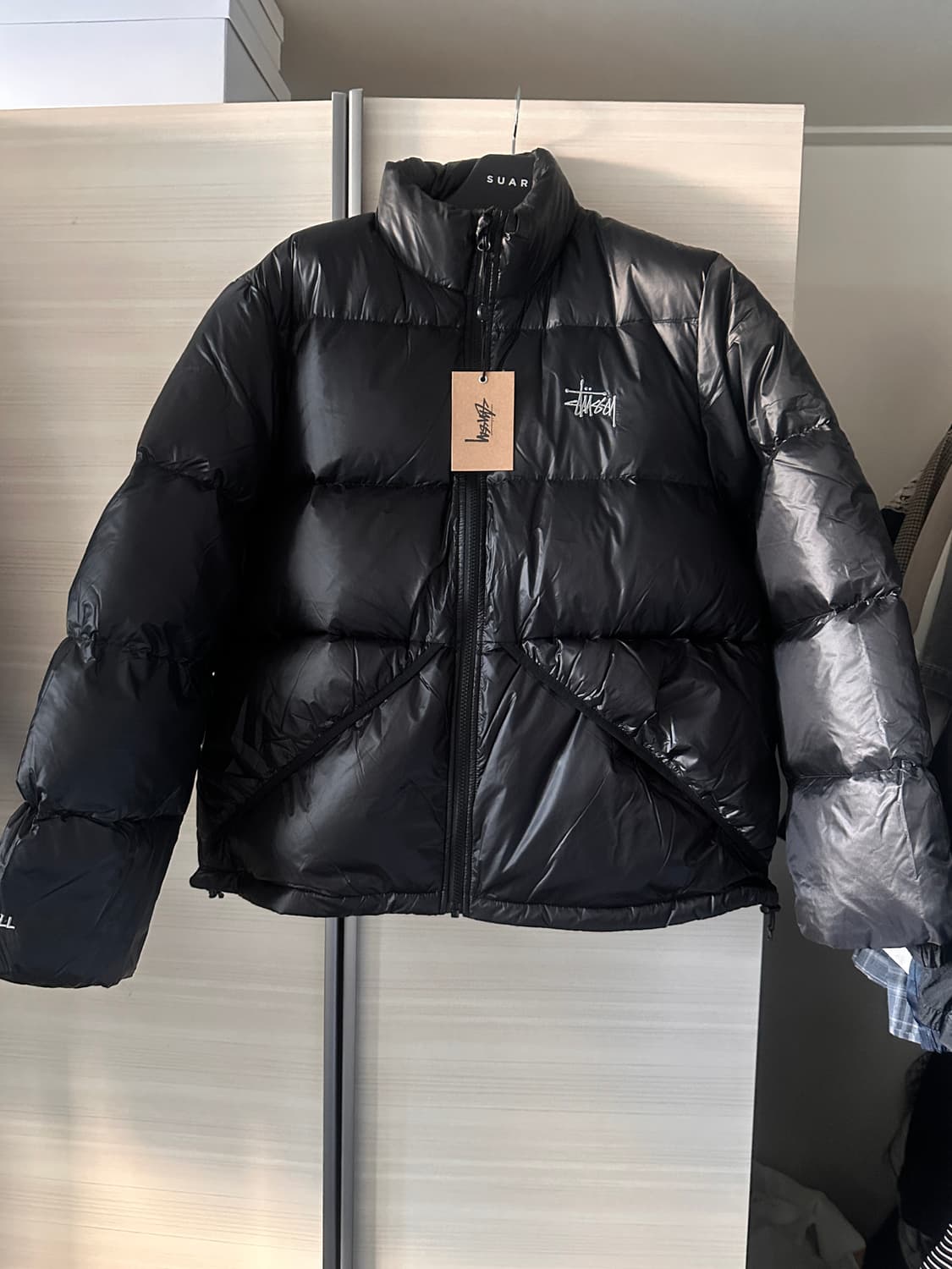 스투시 마이크로 립스탑 다운 자켓 제트 블랙 s 상품이미지2