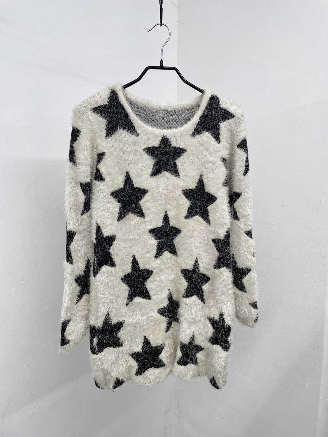 y2k 헤어리 스타 니트 상품이미지3