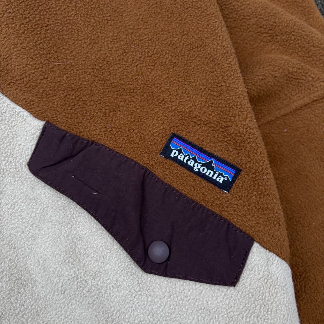 빈티지 파타고니아 라이트브라운 플리스 상품이미지2
