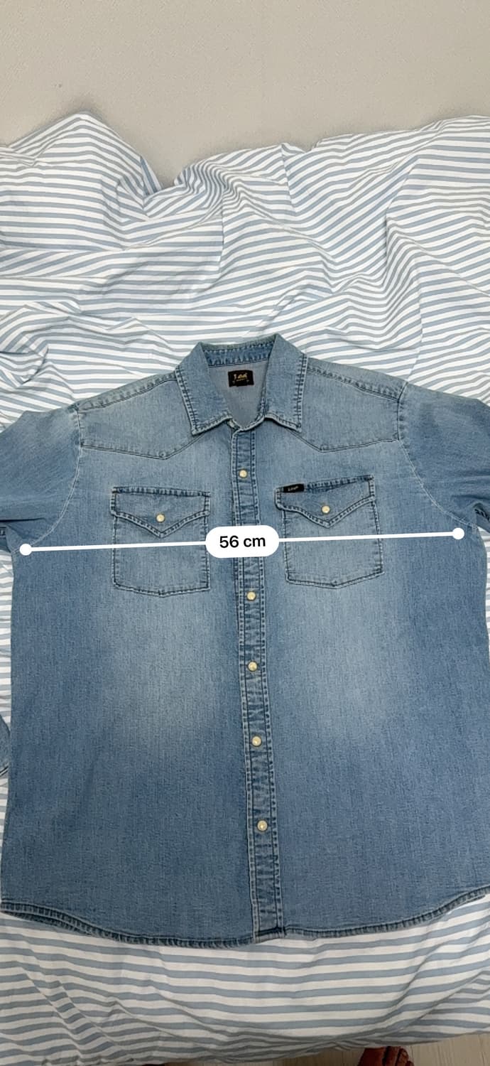 Lee 남성용 웨스턴 데님 셔츠 (US L) 105-110 상품이미지3