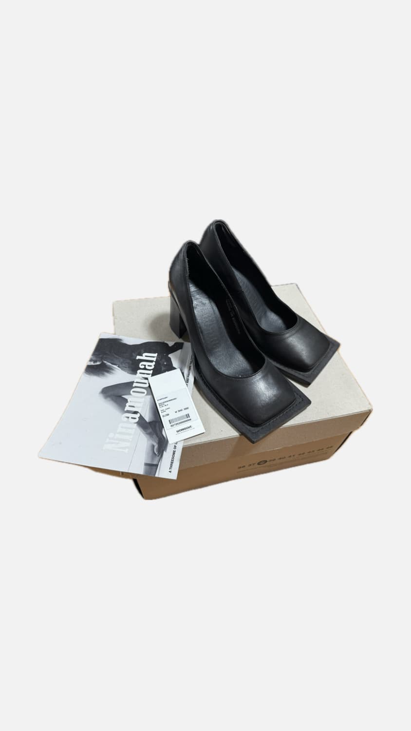 ninamounah 하울 펌프스 블랙 상품이미지1