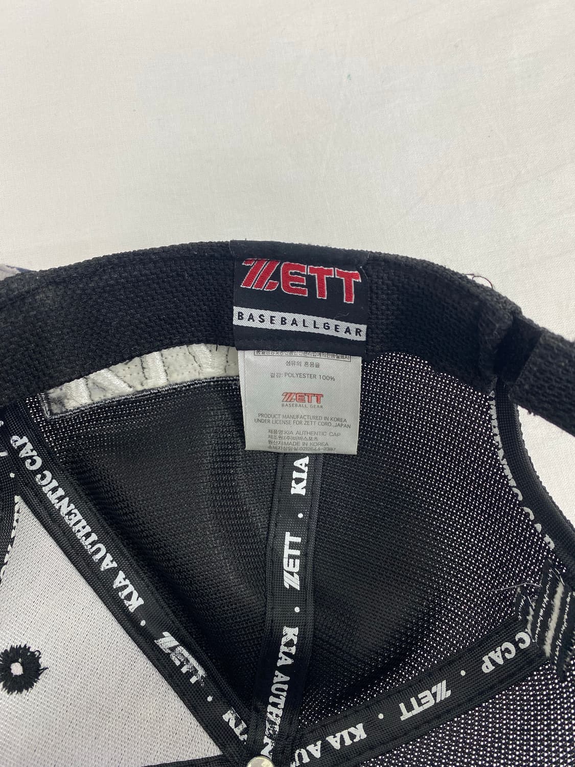 기아타이거즈 ZETT 야구모자 볼캡 상품이미지7