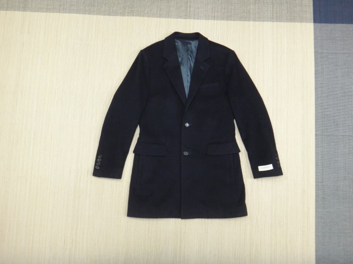 (L/100) 지이크 SIEG 울 캐시미어 혼방 싱글 코트 상품이미지1