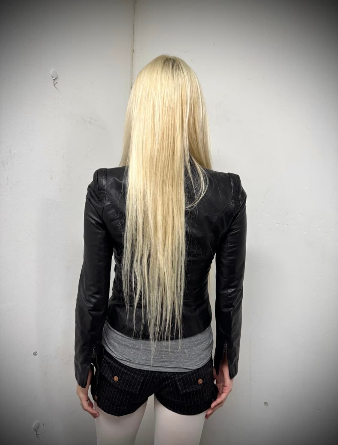 빈티지 드레이프 레더자켓 상품이미지4