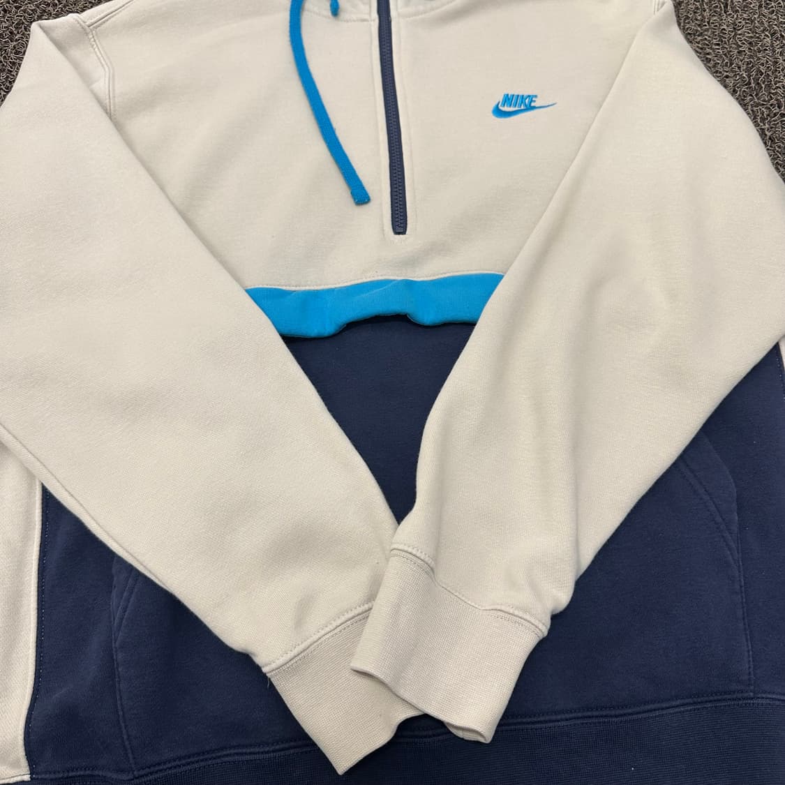 NIKE 나이키 반집업 기모 후드티셔츠 105(XL) 상품이미지3
