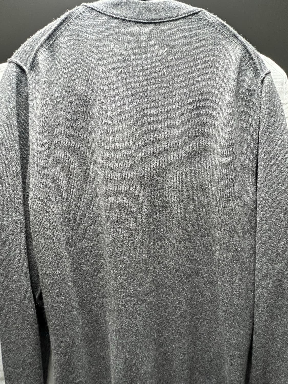 정품 메종 마르지엘라 캐시미어 가디건 그레이 M 상품이미지3