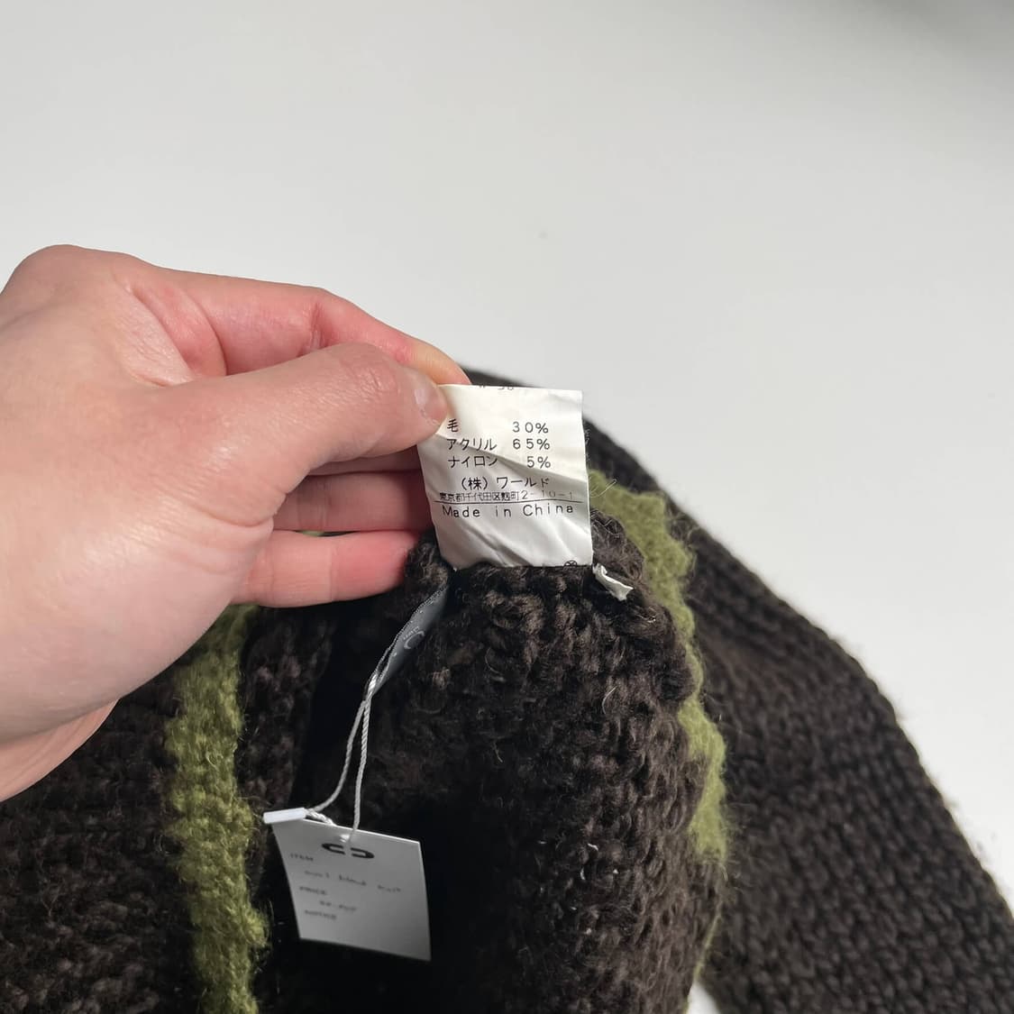 울 블렌드 스트링 니트 상품이미지7