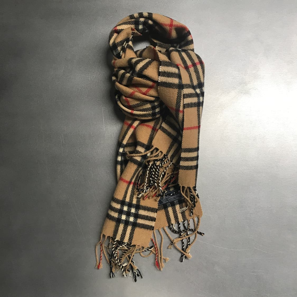 버버리 정품 램스울 머플러 베이지 상품이미지4