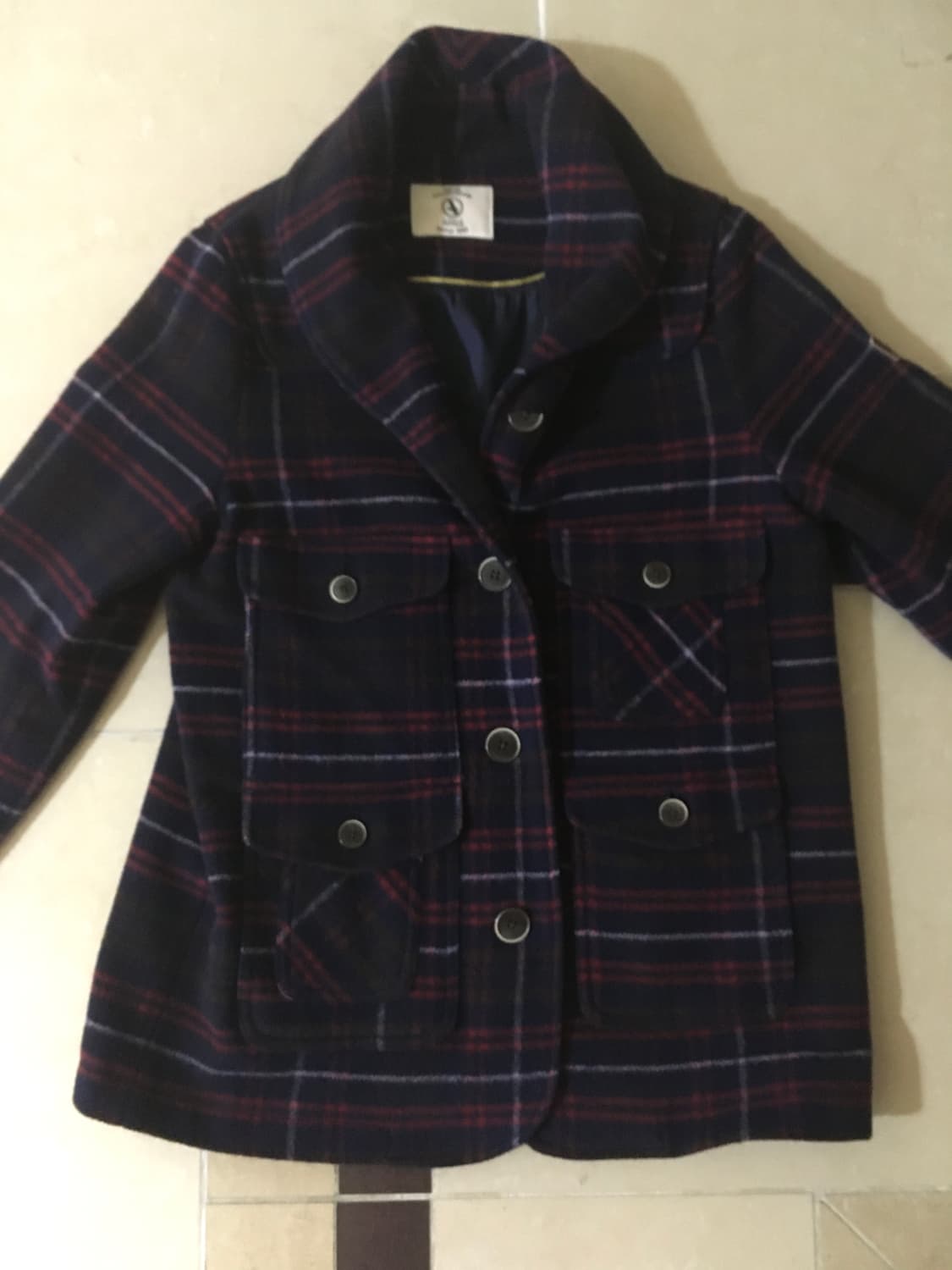 MAITRE CAOUTCHOUTIER AIGLE_ check coat 상품이미지1