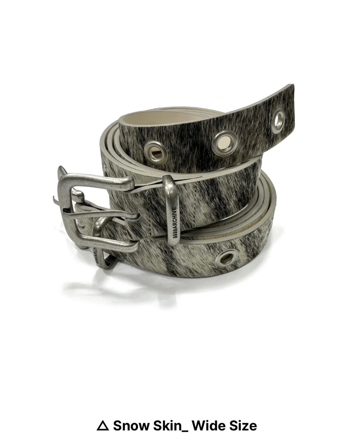 9999아카이브 Real Cowhide Eyelet Belt 상품이미지1