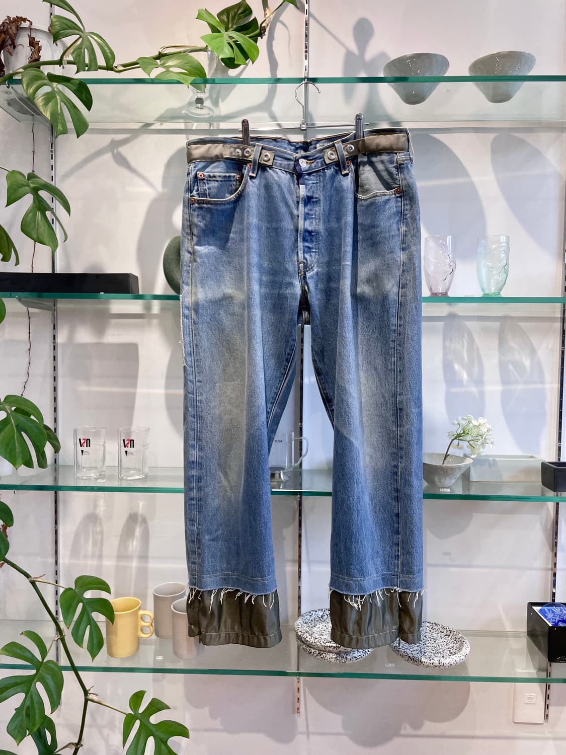 폴리퀀트 remake denim pants 상품이미지1