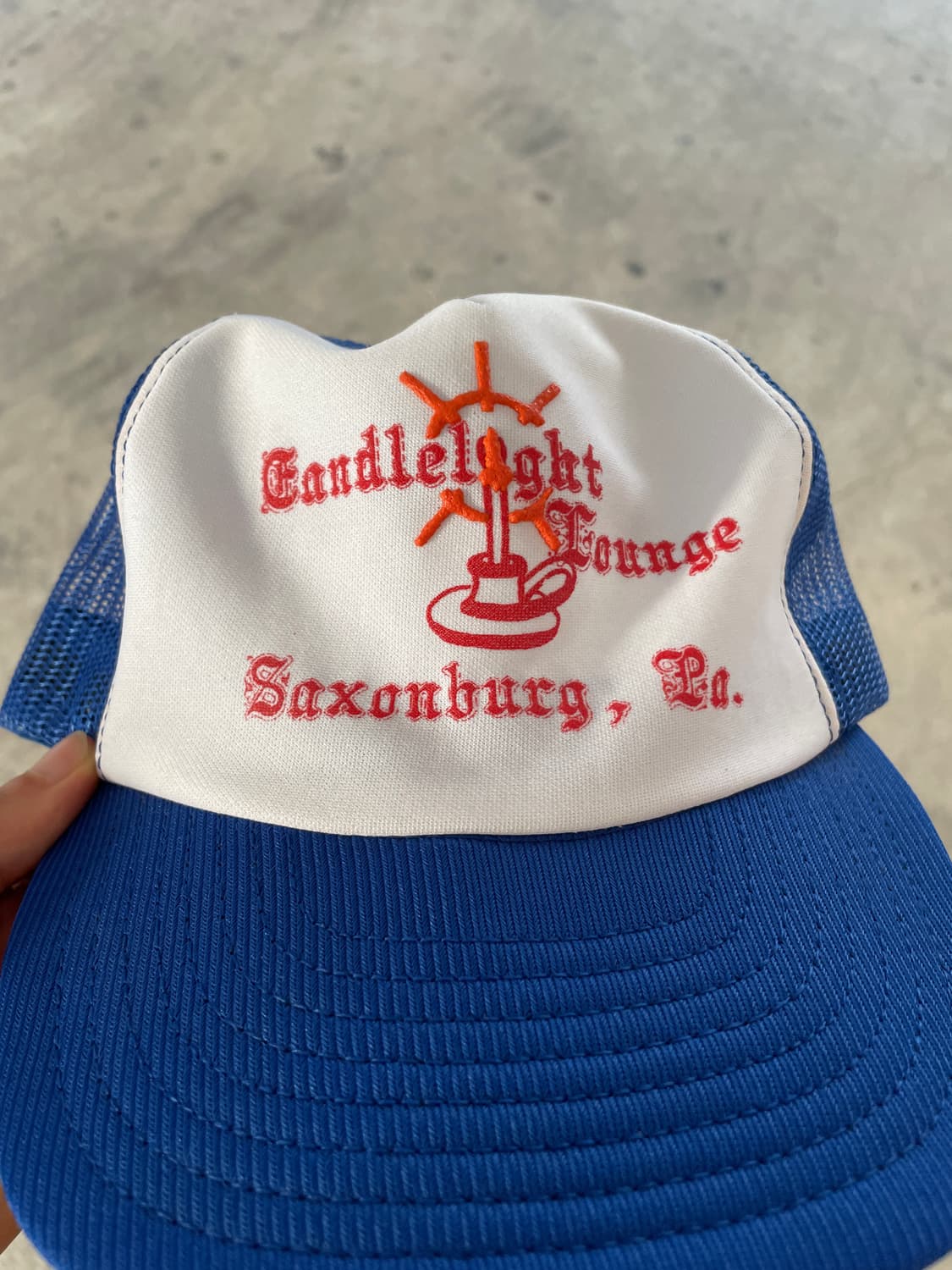 8-90s Trucker Blue Mesh Cap 상품이미지2