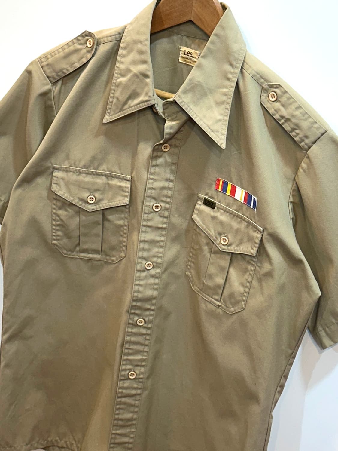 Lee 미육군 코튼 반팔 셔츠 L 상품이미지3