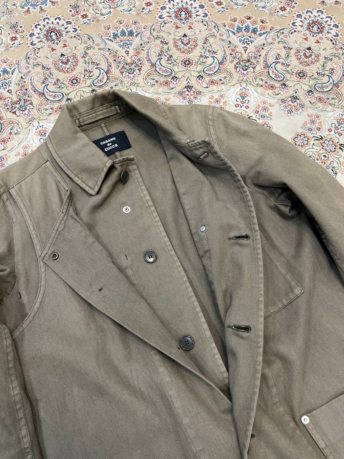 이세이미야케 주카 더블 레이어드 워크 코트 상품이미지7