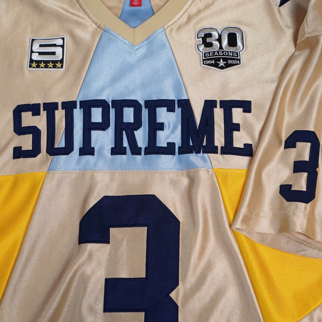 슈프림 24FW 스타 풋볼 티셔츠 상품이미지5