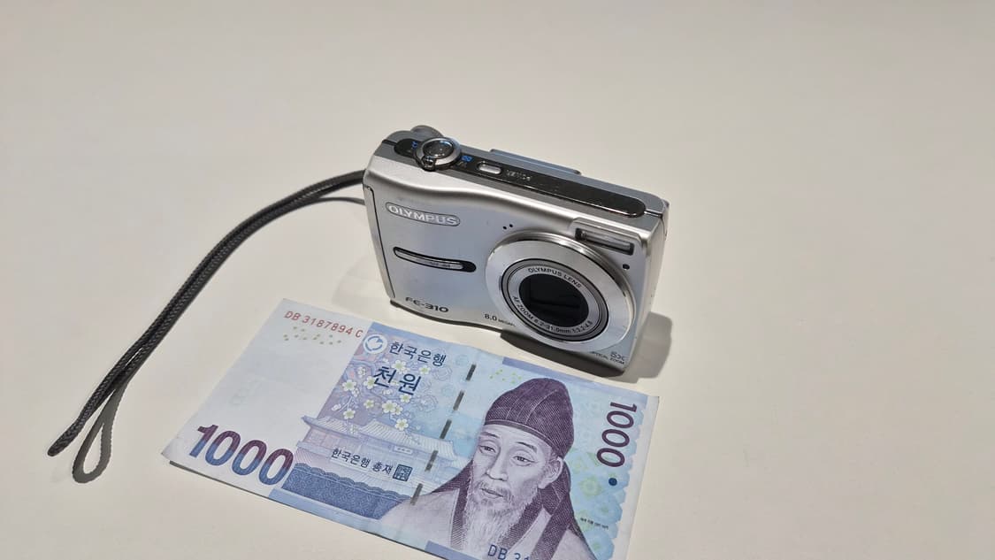 작례O 초소형 감성 올림푸스 fe-310 디지털카메라 빈티지 디카 상품이미지1