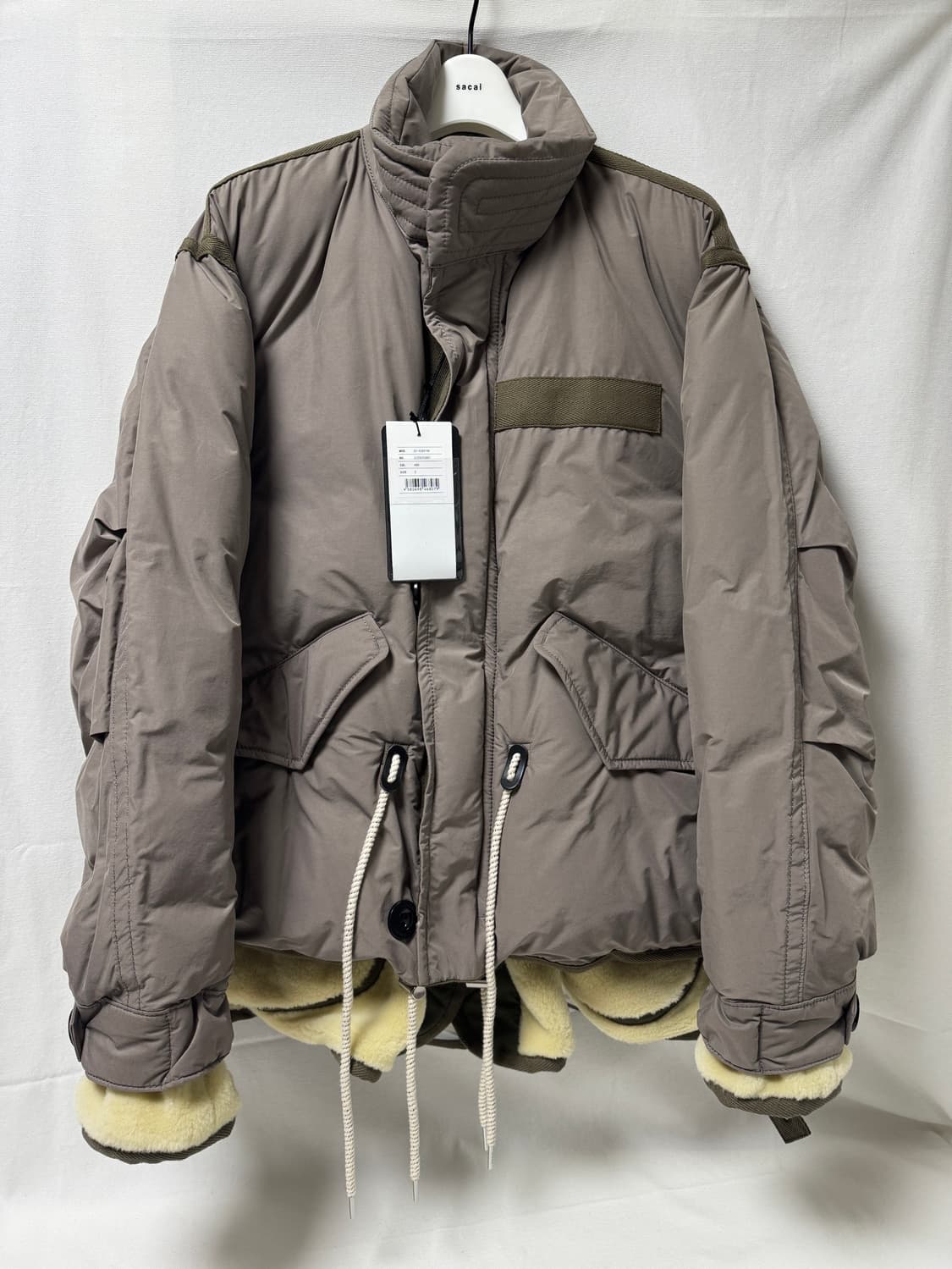 사카이 플리스 레이어드 패딩 블루종 상품이미지6