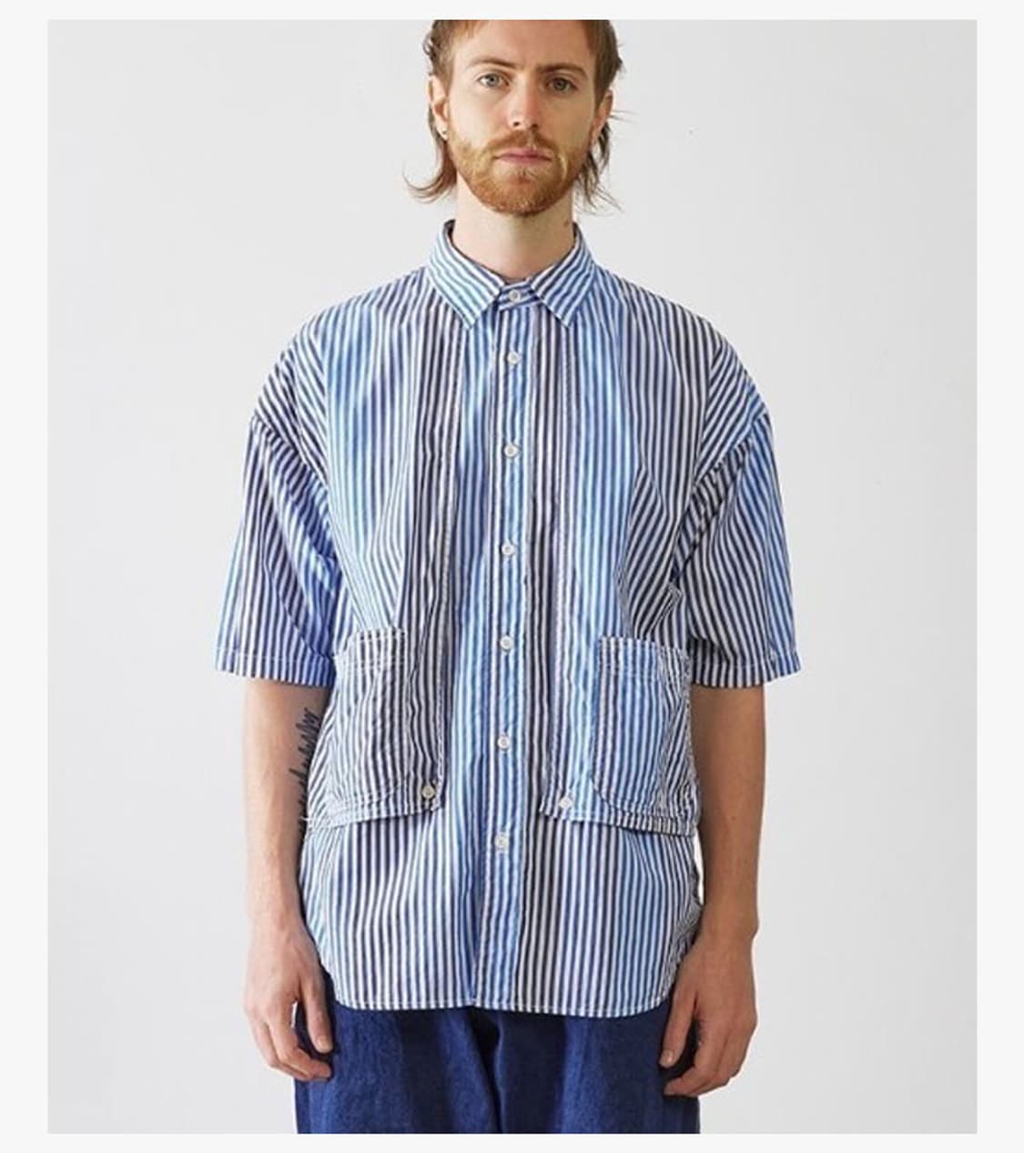 CAL O LINE - STRIPE PAINTER SHIRT 상품이미지2