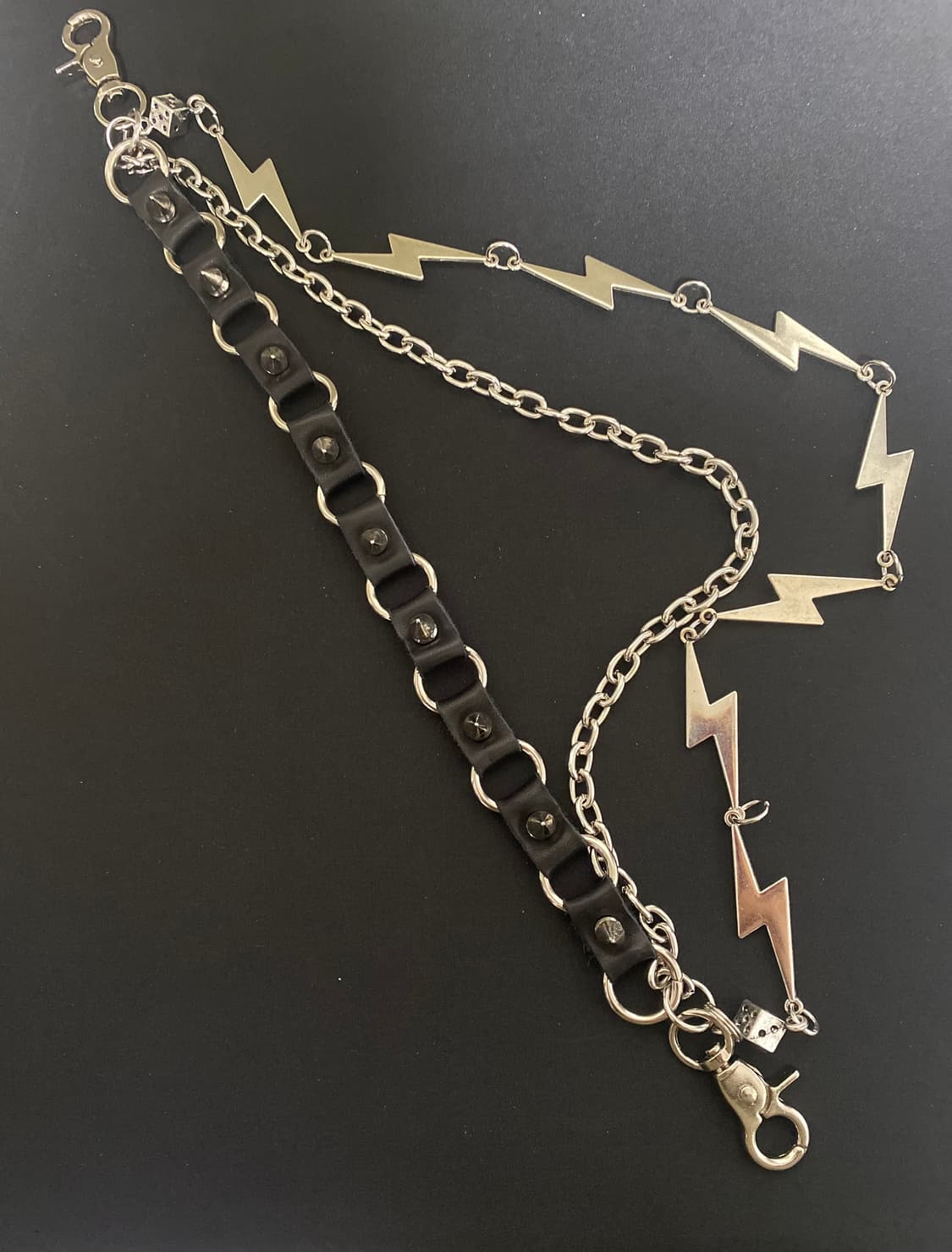 스파이크 트리플 팬츠 체인 상품이미지2