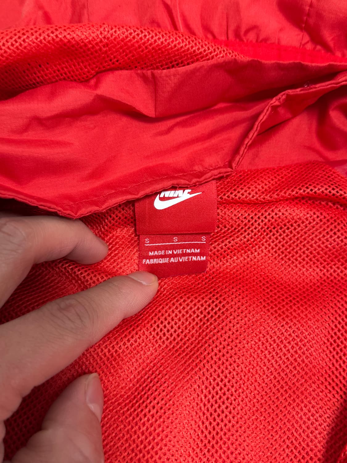 나이키 리버풀 바람막이 후드 자켓 레드 S 상품이미지4