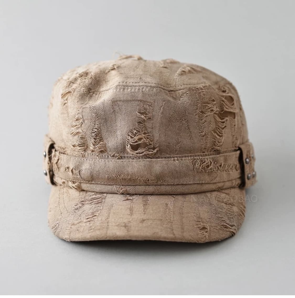 빈티지 다스트레스드 데미지 헌팅캡 상품이미지3