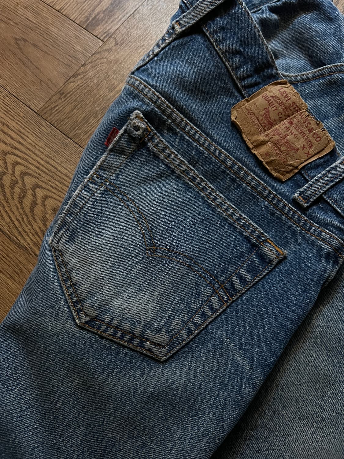 [36]80's 리바이스 501XX USA Made 데님 팬츠 S50 상품이미지6