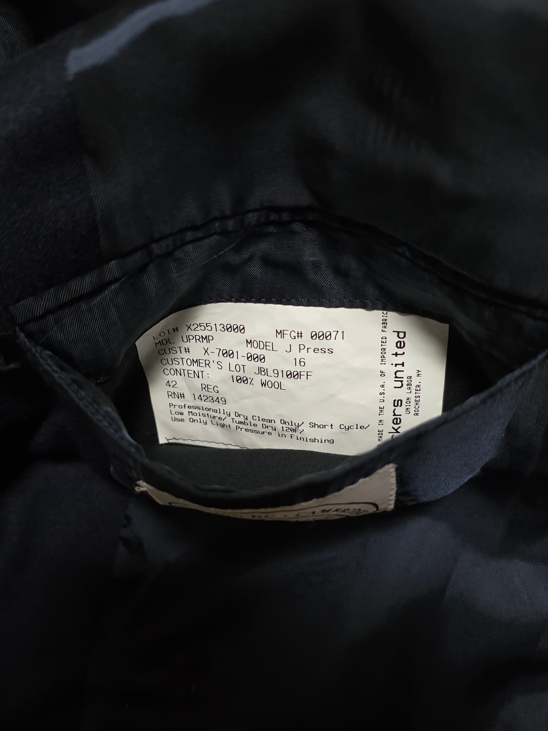 42R새제품 택포50만)USA제이프레스 도스킨 금장블레이저 상품이미지9