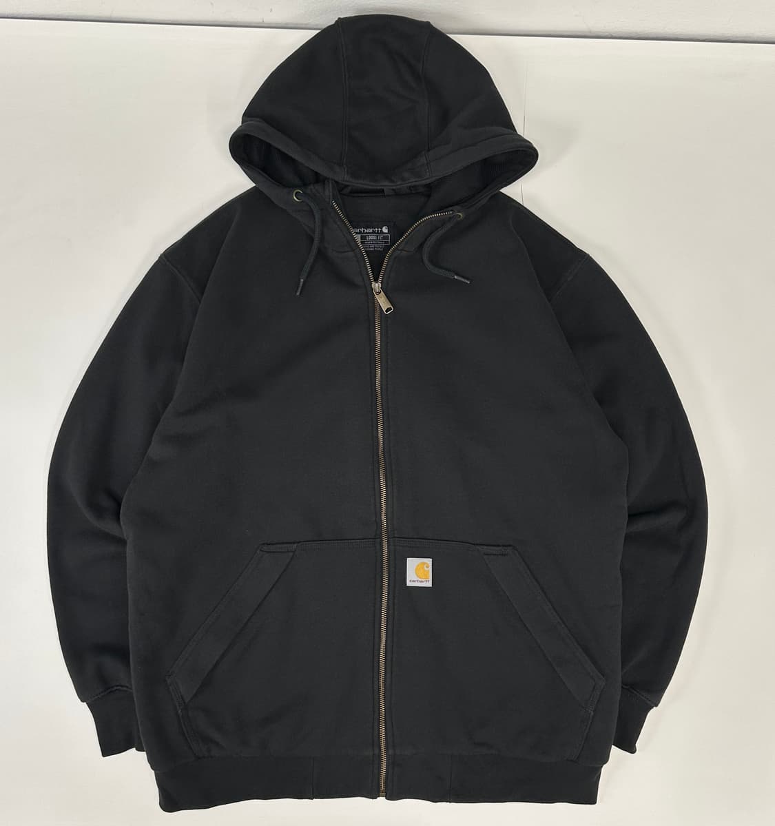 칼하트 레인디펜더  후드 풀집업 M 블랙 상품이미지1