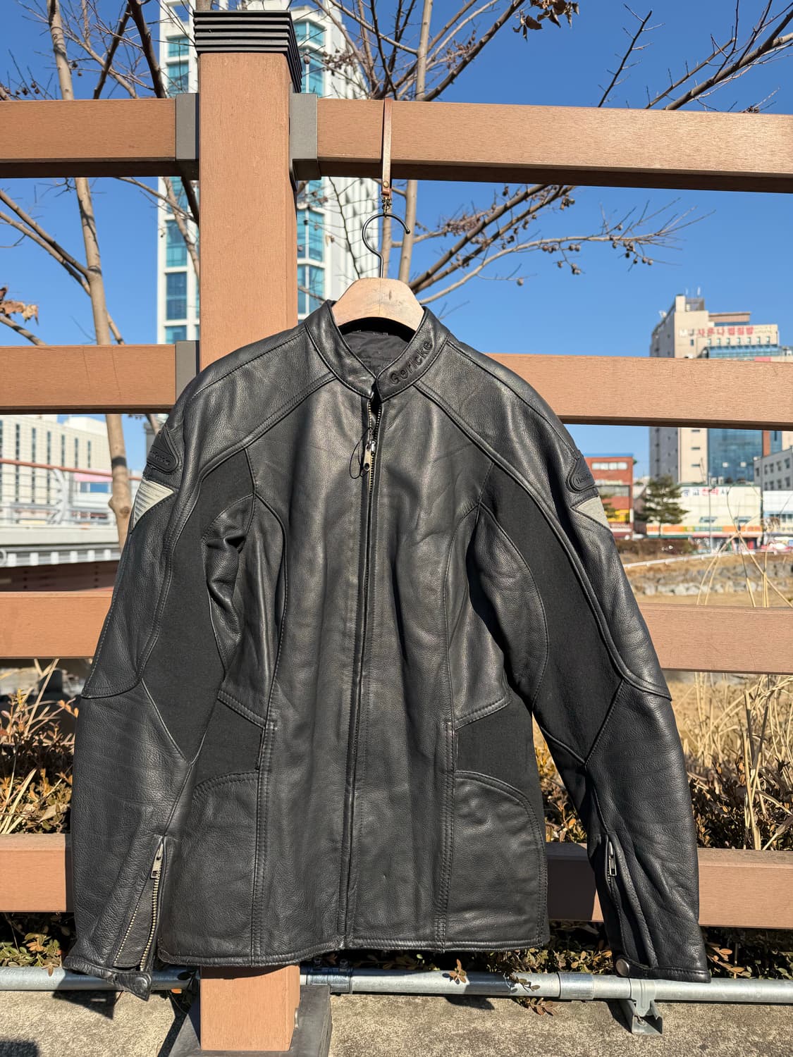 1997's Hein Gericke 하인게릭 빈티지 모터사이클 레더 자켓 상품이미지2