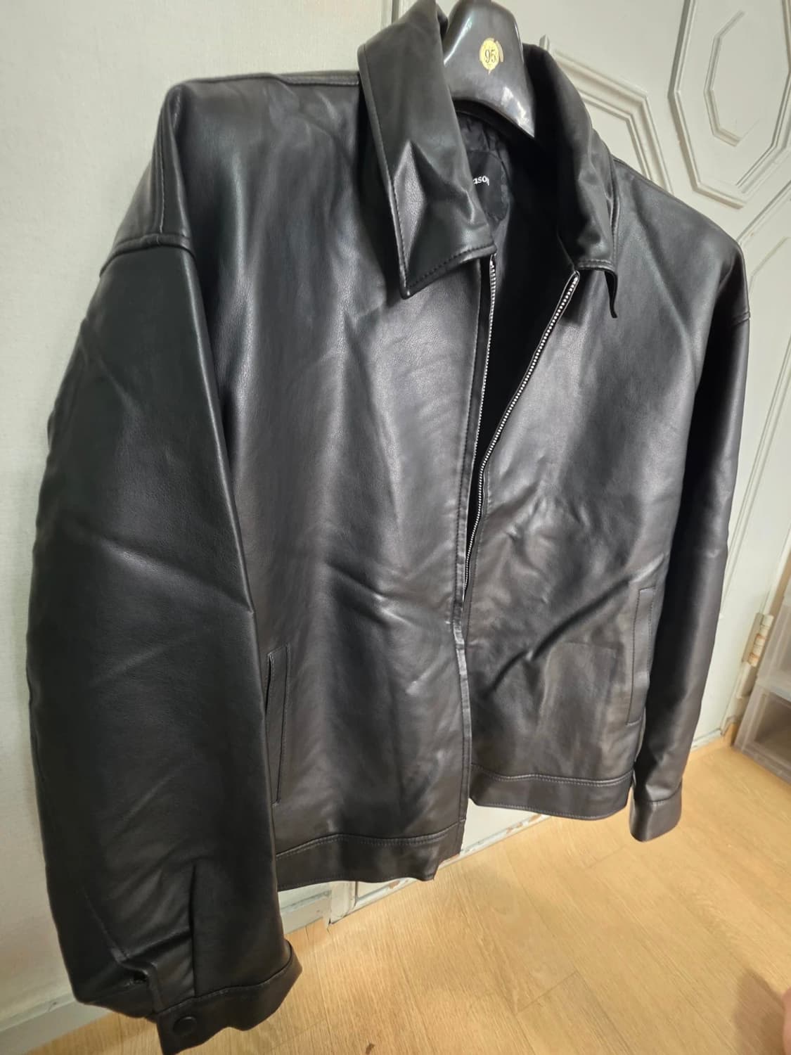 도프제이슨 오버핏 비건레더 싱글자켓 L 상품이미지5