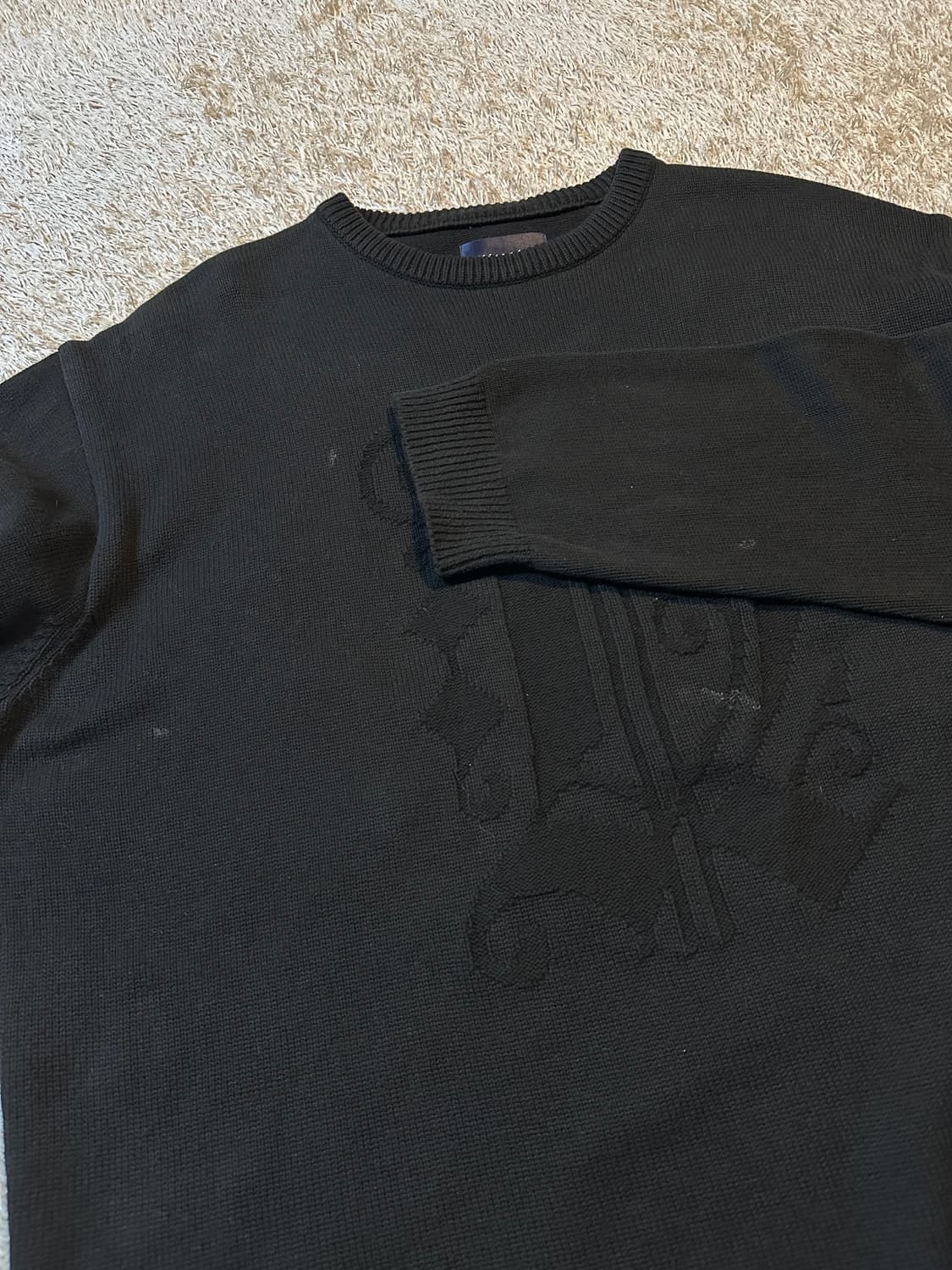 24FW 디스이즈네버댓 Fortuna N-Logo 니트 블랙 XL 상품이미지4