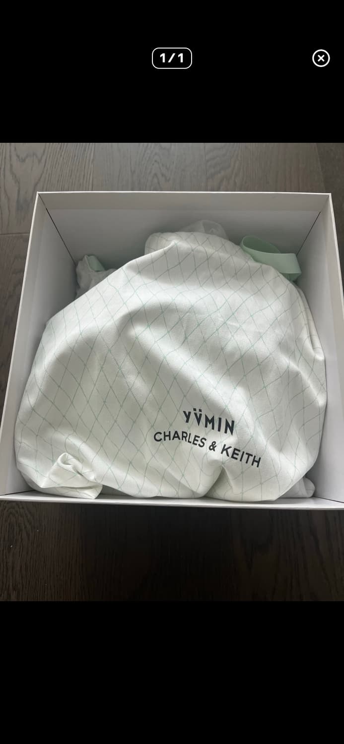 급처⭐️새상품풀박⭐️찰스앤키스 x yvmin너티드 백  민트 상품이미지2