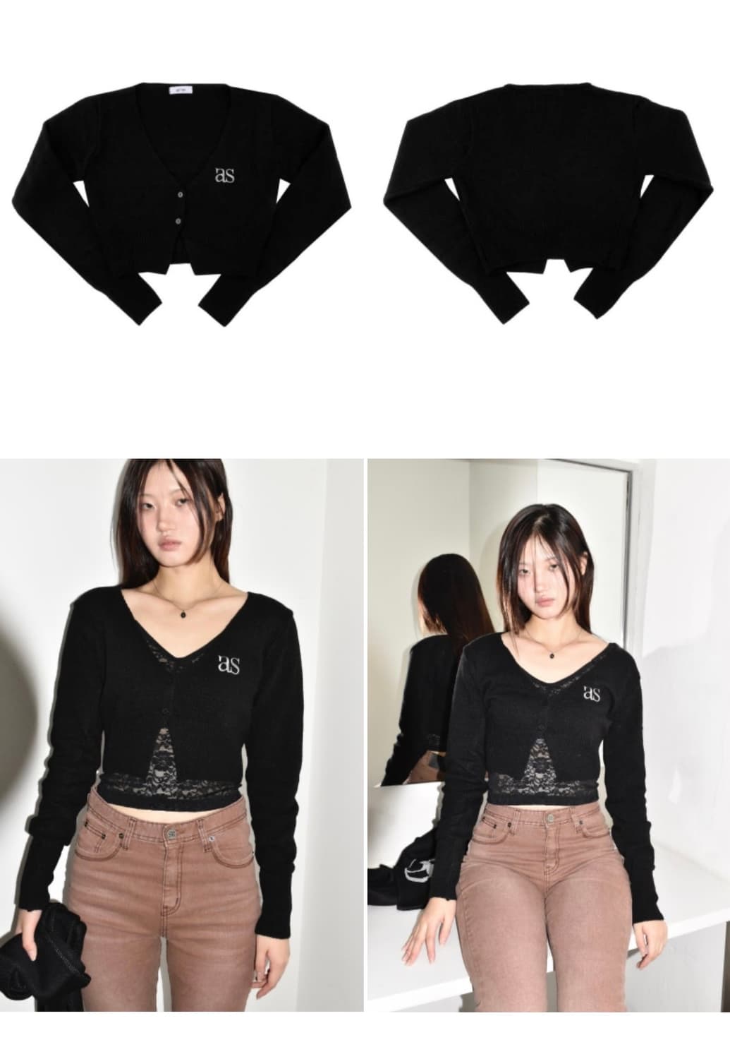ason BERRY CROP CARDIGAN 상품이미지1