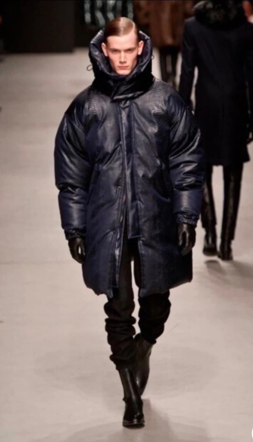 준지 천연양가죽 롱 구스다운 패딩 2웨이지퍼  48 (정가239만) 상품이미지1