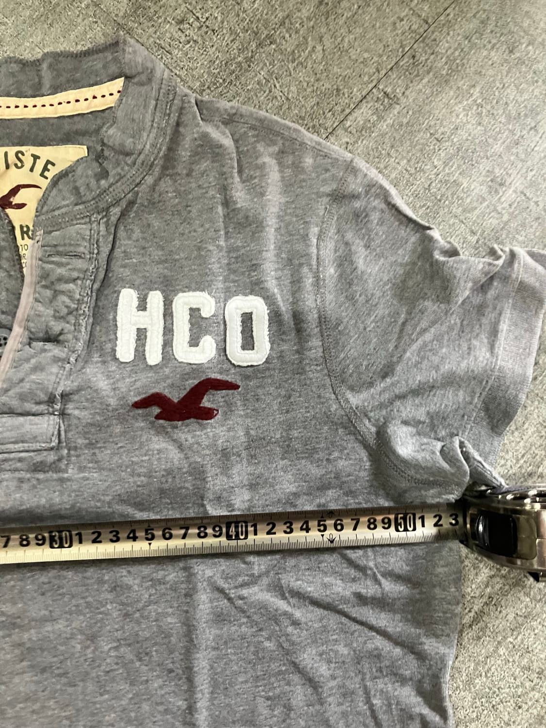 Hollister 홀리스터 핀터깔y2k 올드스쿨아메카지 반팔카라티셔츠 상품이미지2