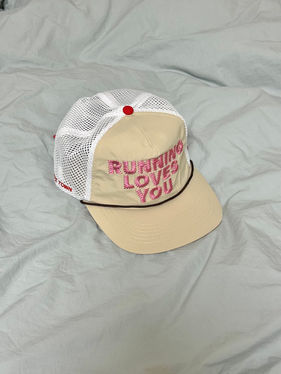 [새상품] 알렉스조노 RUNNING LOVES YOU 볼캡 모자 상품이미지4